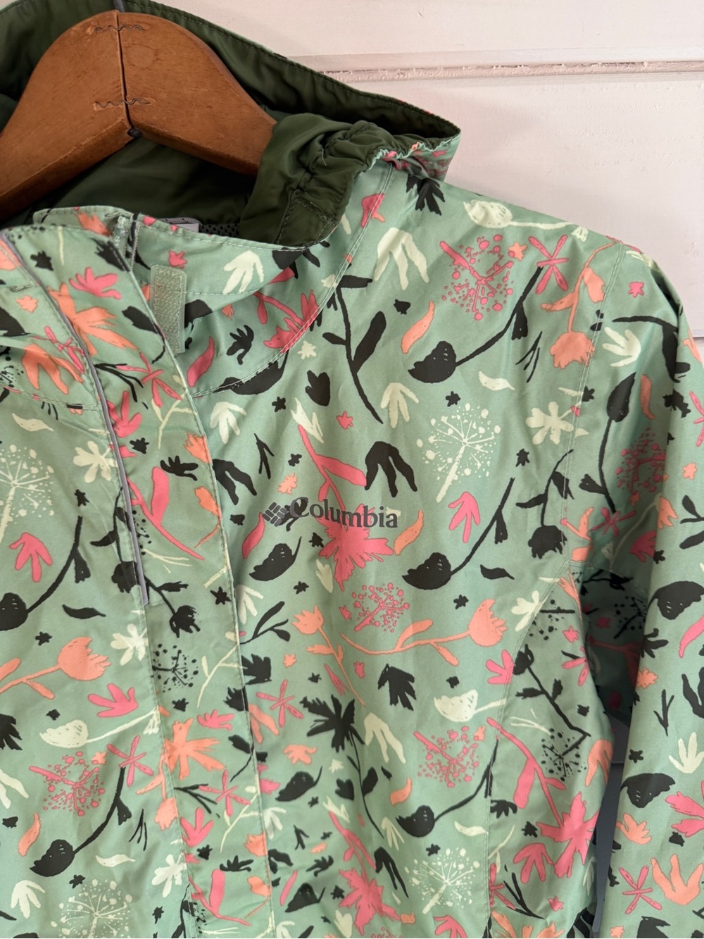 NWT COLUMBIA OMNI-TECH WATERPROOF TIMBER POINTE RAIN JACKET Sz YOUTH LARGE - Picture 3 of 7